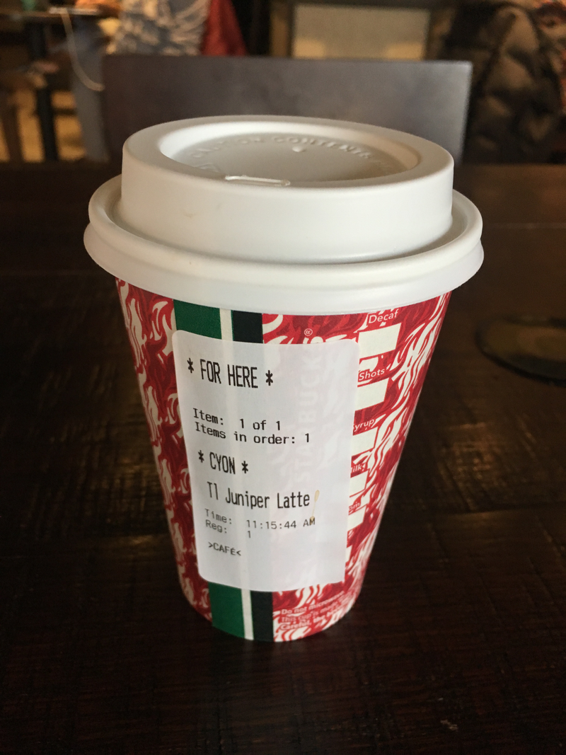 Illustration for article titled The New Starbucks Holiday Drink Is a Tree Branch in My CoffeeÂ
